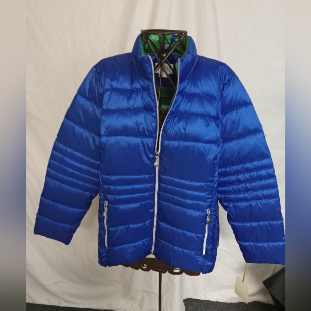 Vibrant Blue Puffer Jacket